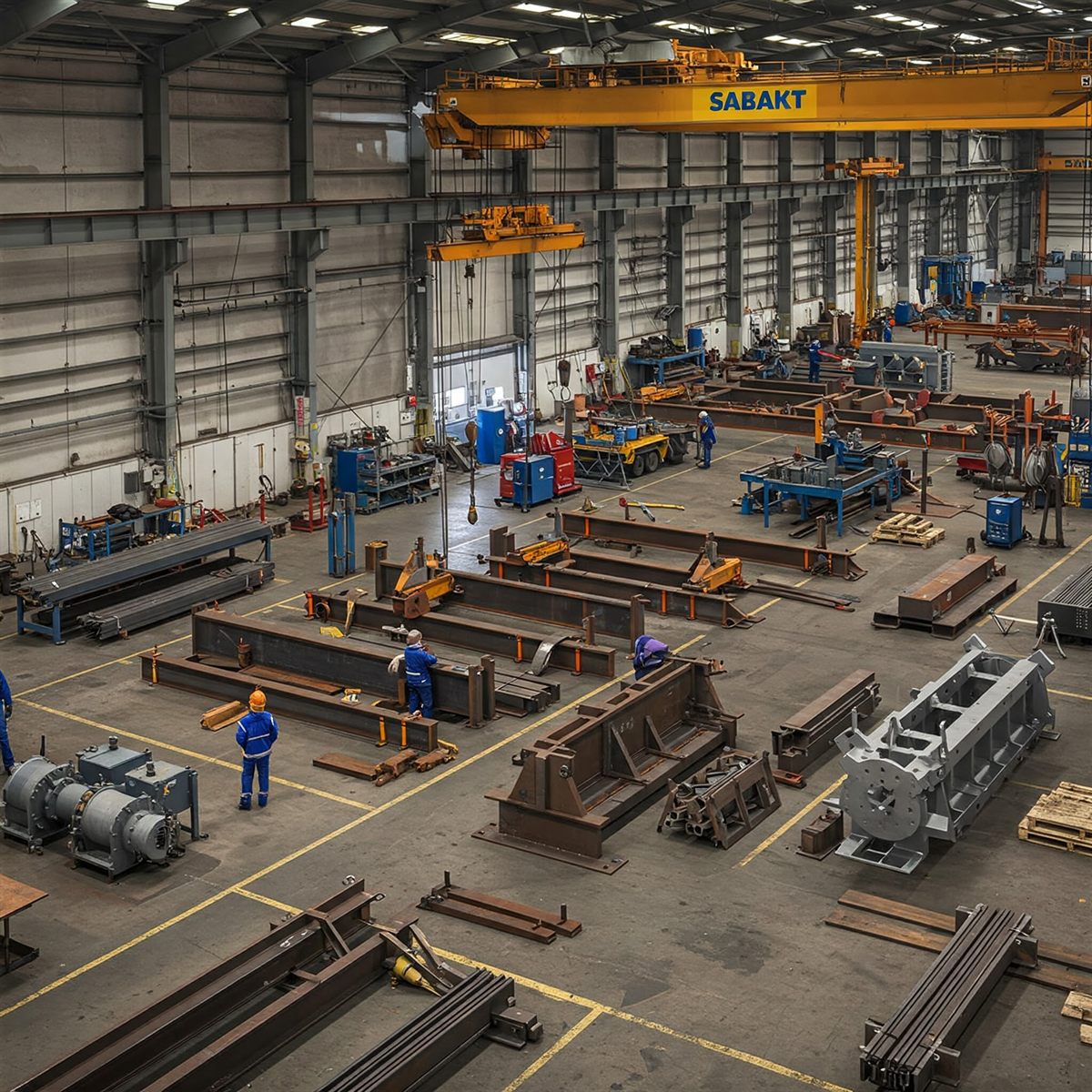 General steel fabrication and structural steel work in Saudi Arabia
