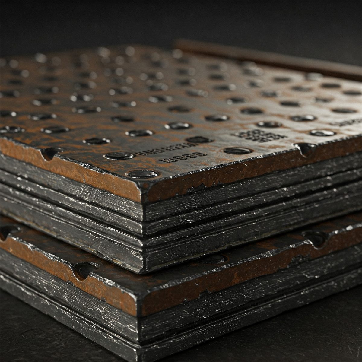 Hardox and chromium carbide overlay wear plates for abrasion protection