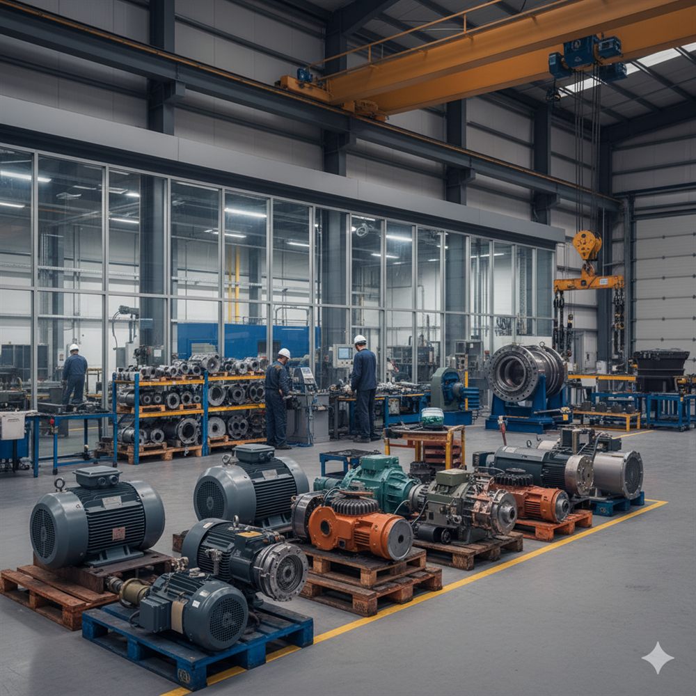 Industrial reconditioning and reclamation services for plant components